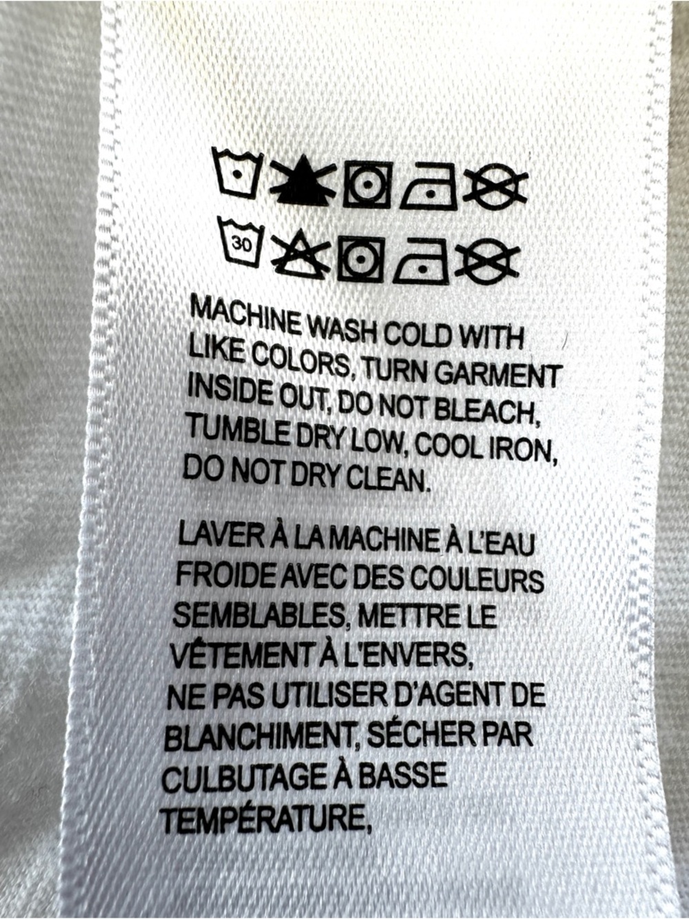 Lucky Brand White Tee with  Daisy Embroidery Accents, Cotton - Picture 8 of 8